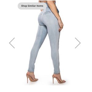 The AKIRA Label Big Booty Extreme Stretch Flex Fit High Waist Denim Pant